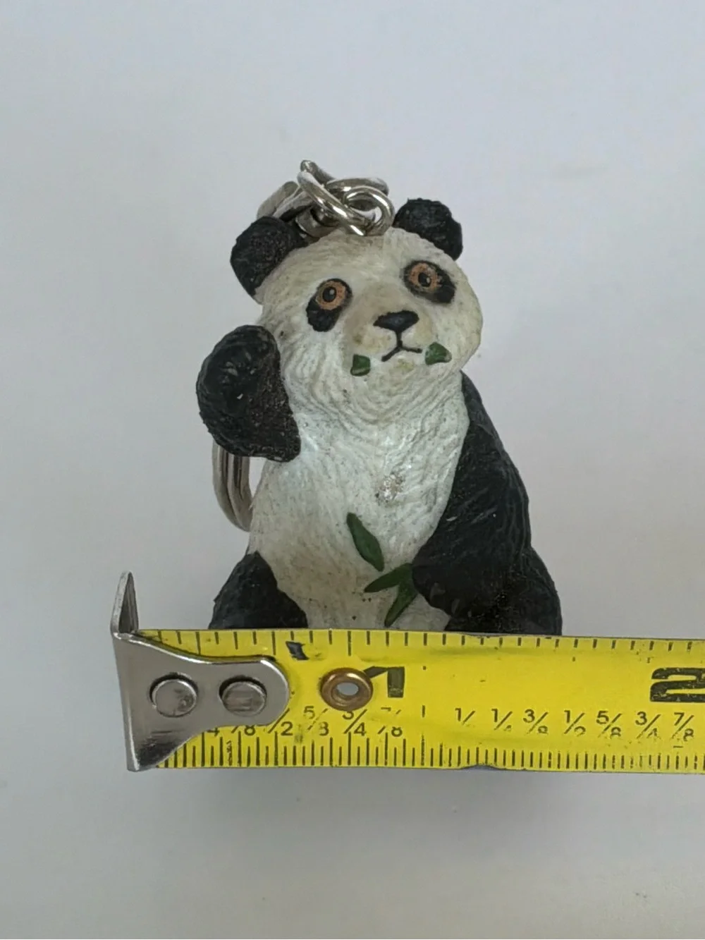 Panda Keychain Pet Accessory in Black and White